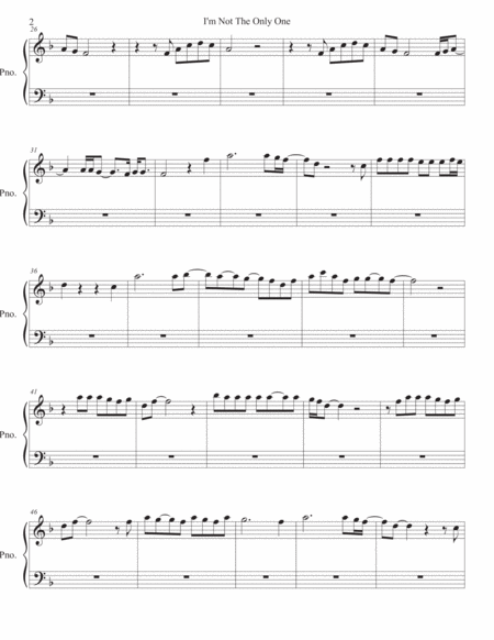 Demons C Major By Imagine Dragons Piano Page 2