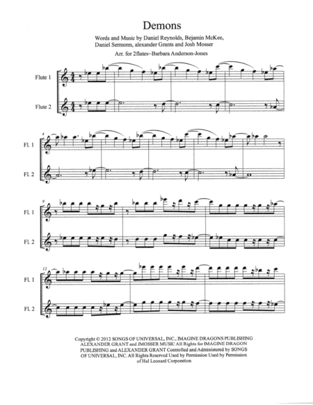 Demons Flute Duet Page 2