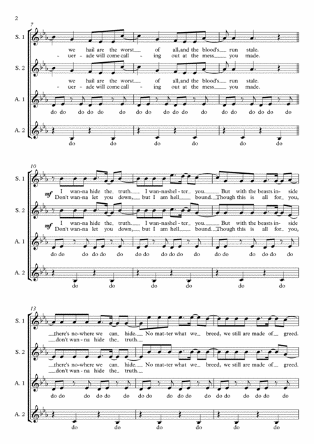 Demons Imagine Dragons Ssaa A Capella Choir Page 2