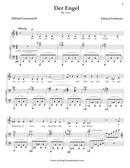 Der Engel Op 11 No 1 Transposed To C Major Page 2