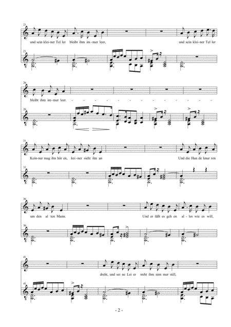 Der Leiermann For Medium Voice And Guitar A Minor Page 2