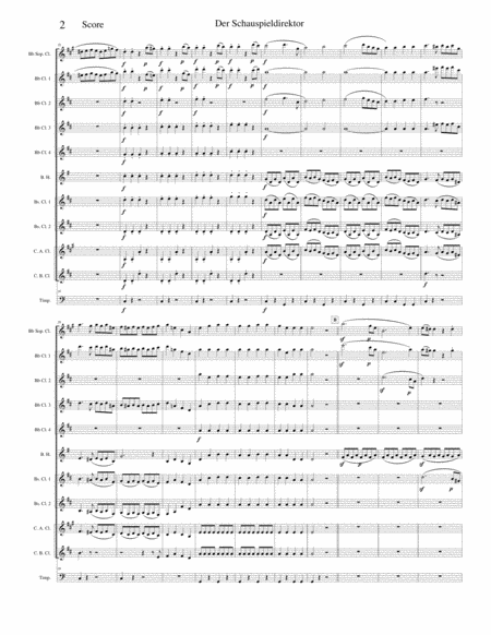 Der Schauspieldirektor L Impresario Overture Page 2