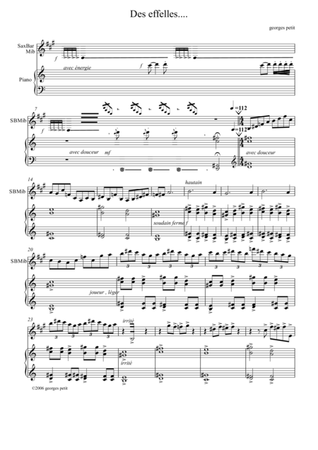 Des Effelles Baritone Saxophone Page 2