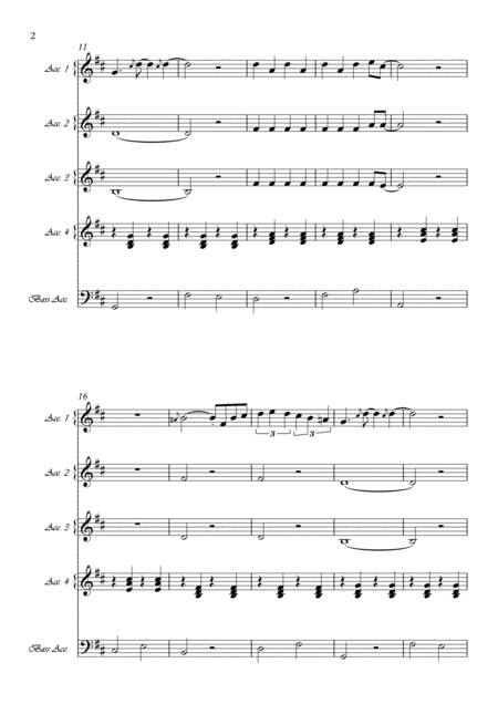 Despacito Accordion Orchestra Score Page 2