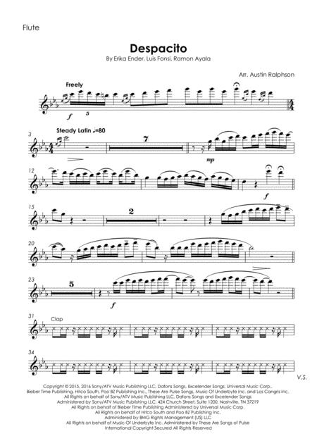 Despacito Wind Quintet Page 2