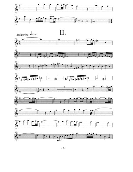 Deux Interludes For Flute Violin And Two Classical Guitars Individual Parts Page 2