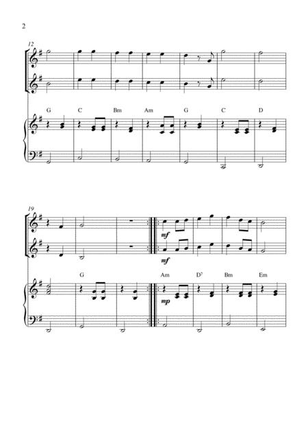 Devoted To You Violin Duet And Piano Accompaniment Page 2