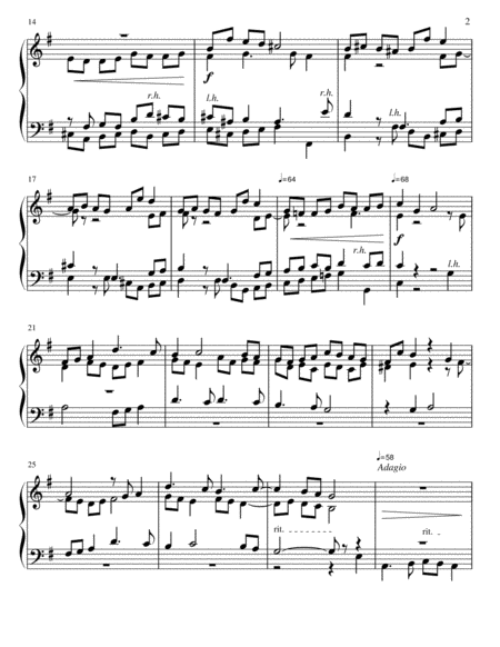 Diapason Movement In G Major For Piano Page 2