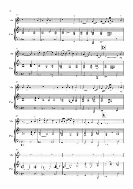 Didos Lament For Violin And Piano Page 2