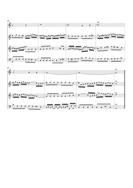 Dies Sind Die Heil Gen Zehn Gebot Bwv 635 From Orgelbuechlein Arrangement For 4 Recorders Page 2