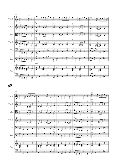 Ding Dong Merrily On High For String Orchestra Page 2