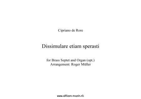 Dissimulare Etiam Sperasti Tertia Pars Page 2