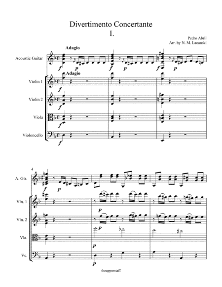 Divertimento Concerntante Movement 1 Page 2