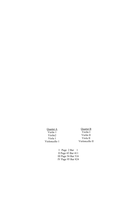 Divertimento For Two String Quartets Page 2