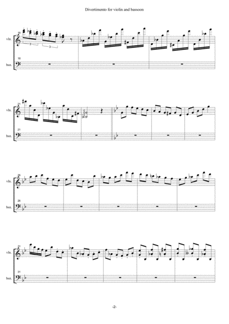 Divertimento For Violin And Bassoon Page 2