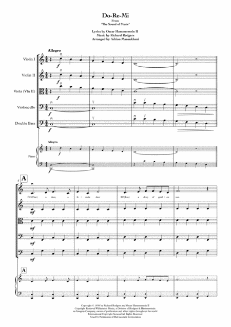 Do Re Mi Arranged For Young String Orchestra Page 2