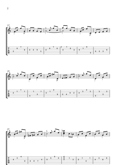 Do Re Mi For Finger Style Guitar Solo Page 2