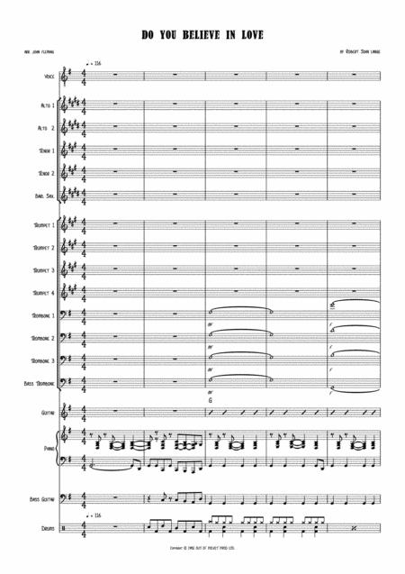 Do You Believe In Love Big Band Vocal Page 2