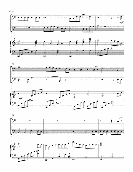 Do You Hear What I Hear Bass C Instrument Duet Page 2