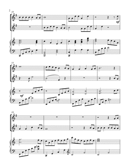 Do You Hear What I Hear Treble F Instrument Duet Page 2