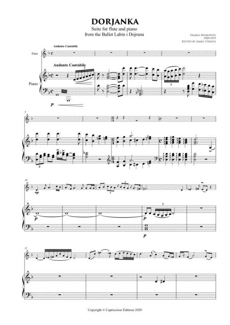 Dojranka Suite For Flute And Piano From The Ballet Labin I Dojrana Page 2