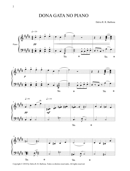 Dona Gata No Piano Page 2