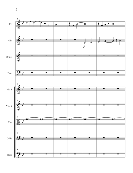 Dona Nobis Pacem Woodwind Quartet Strings Page 2