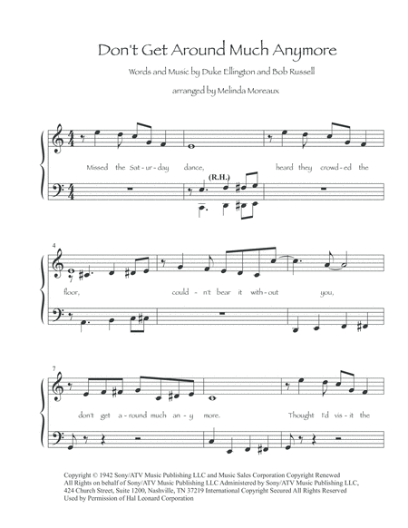 Dont Get Around Much Anymore Arranged For Intermediate Piano Solo Page 2