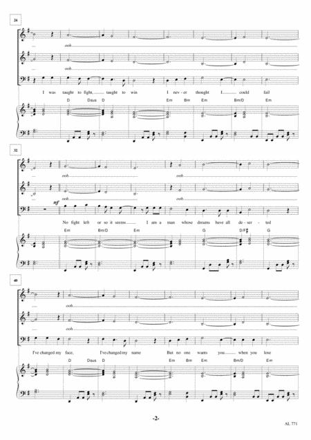 Dont Give Up Sabar Piano Page 2