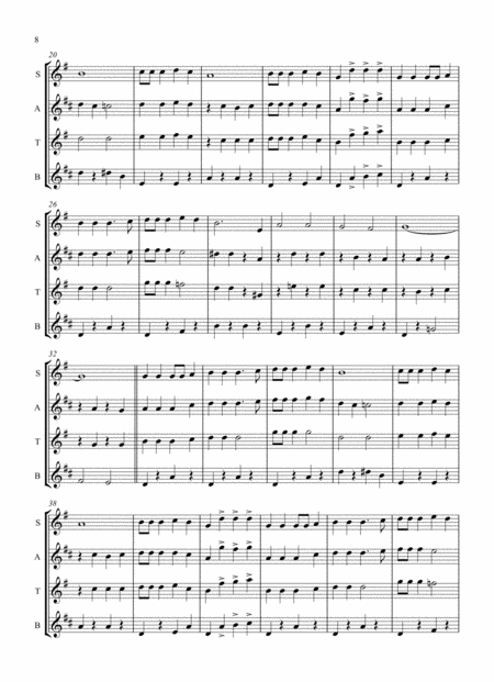 Dont Sit Under The Apple Tree With Anyone Else But Me Saxophone Quartet Page 2