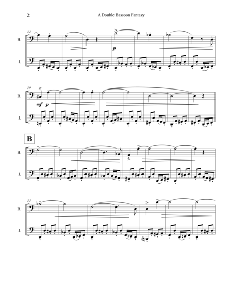 Double Bassoon Fantasy 2011 For Two Bassoons Page 2