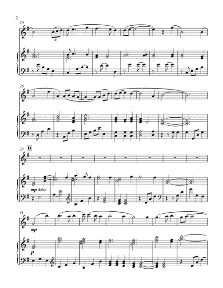 Douglas Bill 8 Easy Lyrical Pieces For Flute And Piano Vol 3 Page 2