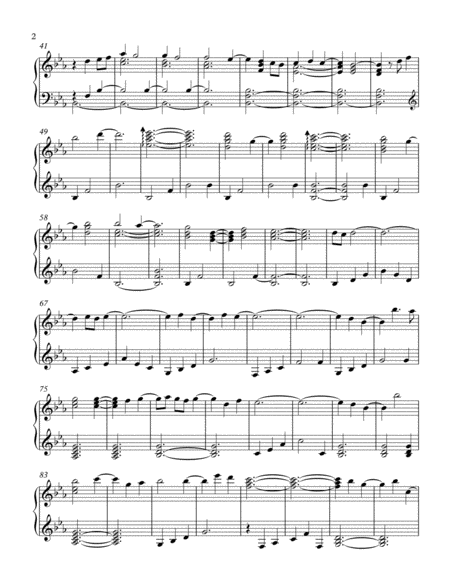 Douglas Bill First Light Solo Piano Page 2