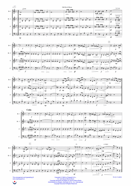 Down From His Glory O Sole Mio Arrangements Level 2 4 For Trombone Written Acc Page 2