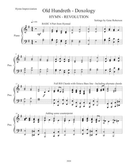 Doxology Old Hundreth Hymn Revolution Series For Piano Page 2