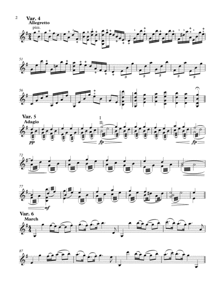 Doxology Variations For Solo Violin Page 2