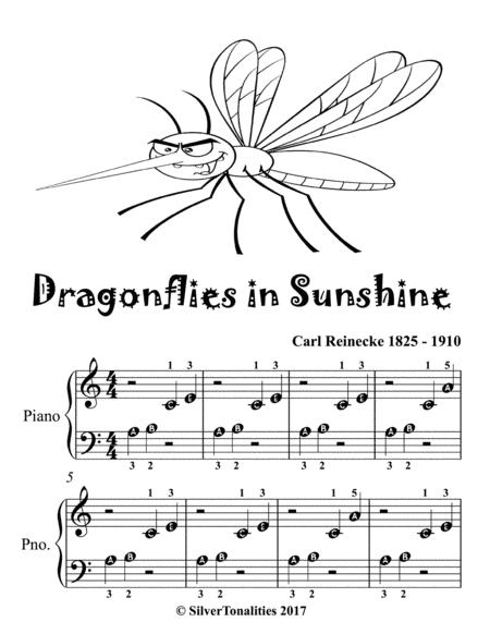 Dragonflies In Sunshine Beginner Piano Sheet Music Tadpole Edition Page 2