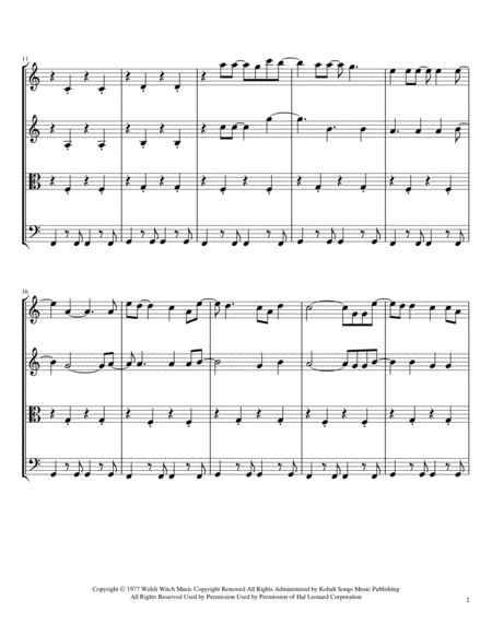 Dreams String Quartet Page 2