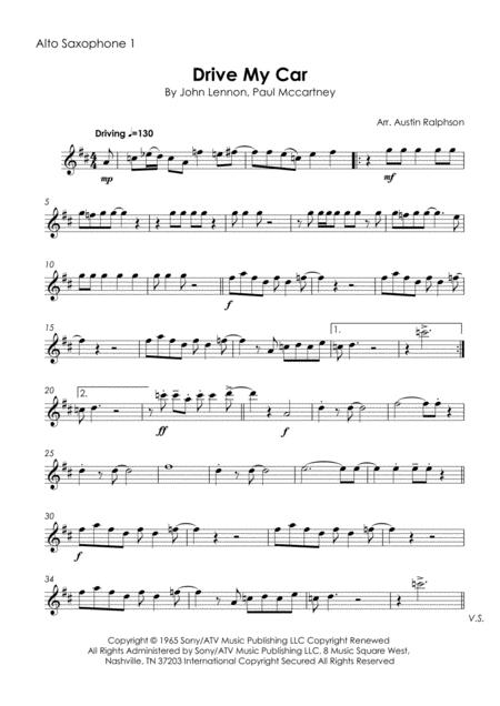 Drive My Car The Beatles Sax Quartet Page 2