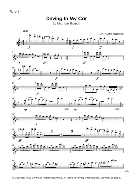 Driving In My Car Flute Quartet Page 2