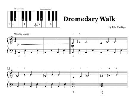 Dromedary Walk Beginner Piano Solo Page 2