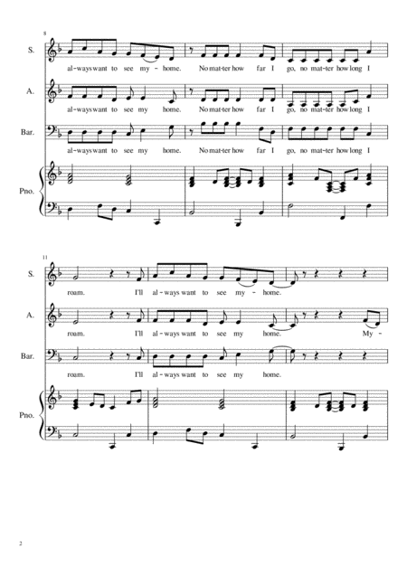 Drunken Sailor For Clarinet And Bassoon Page 2