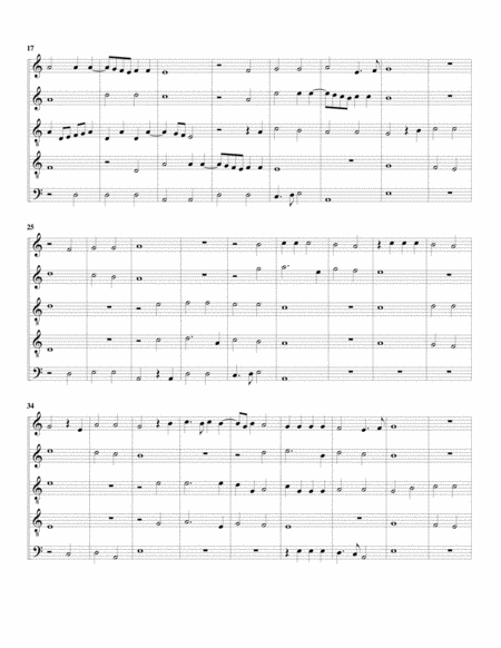 Du Mien Amant Arrangement For 5 Recorders Page 2