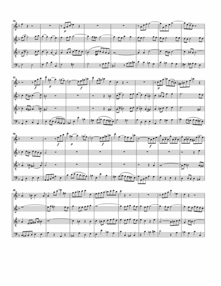 Duet Domine Deus From Mass Bwv 236 Arrangement For 4 Recorders Page 2