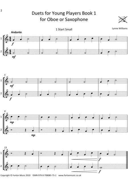 Duets For Young Players Book 1 For Oboe Or Saxophone Page 2