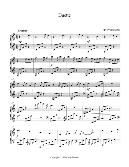 Duette An Original Solo For Double Strung Harp Page 2