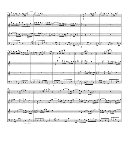 Duetto Wenn Sorgen Auf Mich Dringen From Cantata Bwv 3 Arrangement For 4 Recorders Page 2