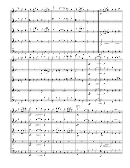 Dvorak Slavonic Dance 8 For Woodwind Quintet Page 2