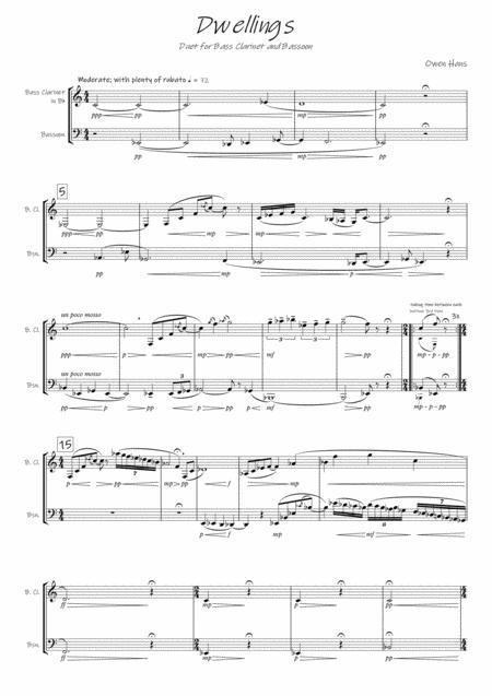 Dwellings Bass Clarinet And Bassoon Duet Page 2