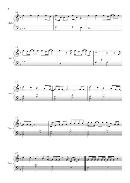 Dynamite F Major By Bts Easy Piano Page 2